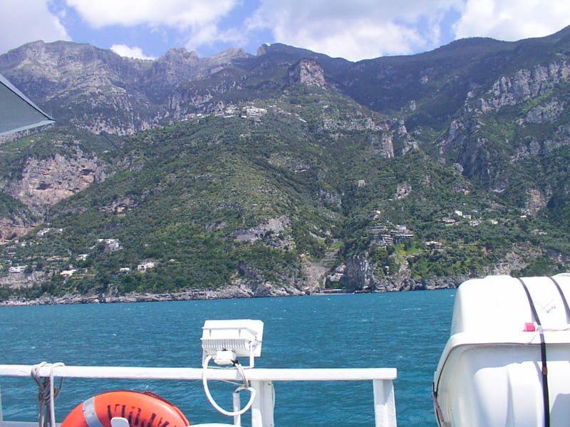 Scenic coastal road touring from Salerno